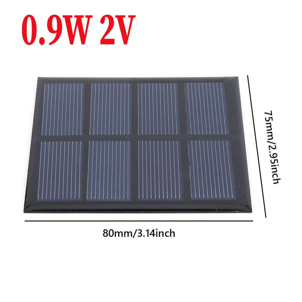 ตัวเลือกสินค้า โซลาร์เซลล์ DIY ชาร์จมือถือ 5V 3W/2W/1.5W