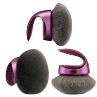 Brosse Kabuki pour mélange de beauté et flou, poils végétaliens Extra Large, brosse autobronzante, applicateur de mélange professionnel, fond de teint 2