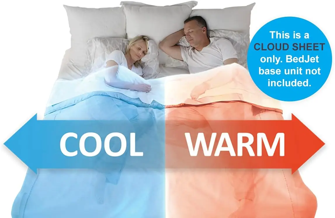 Cloud Sheet-Dual Zone King (Cooling, Heating & Climate Control just for Your Bed) White