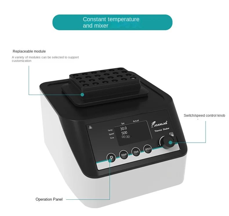 Mini Dry Bath Incubator Lab Metal Bath Constant Temperature Lab Thermostat Heate
