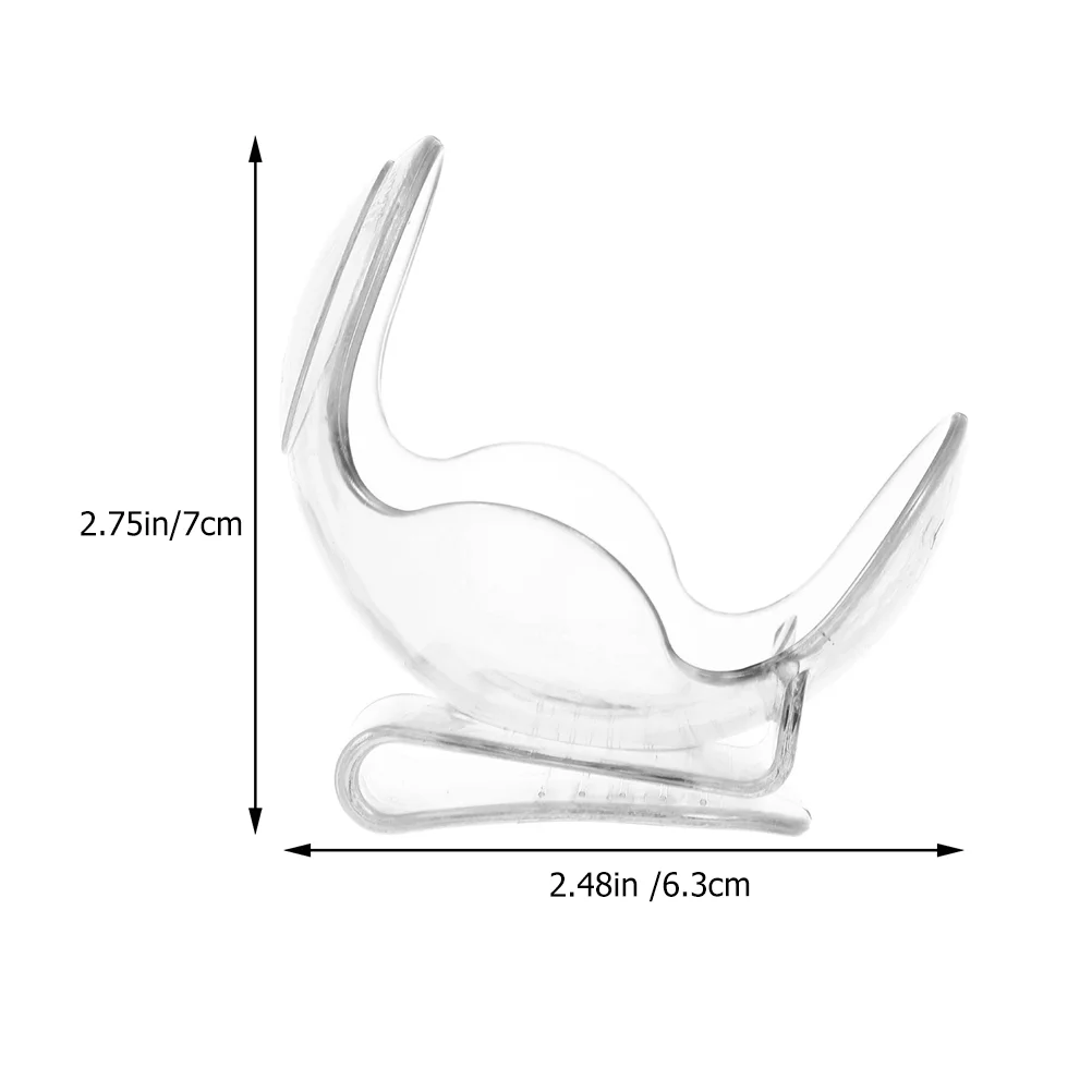 Portable Tennis Ball Holder Clips Waist Clip Transparent Abs Material Tennis Supplies Racquet Sports Training Tools