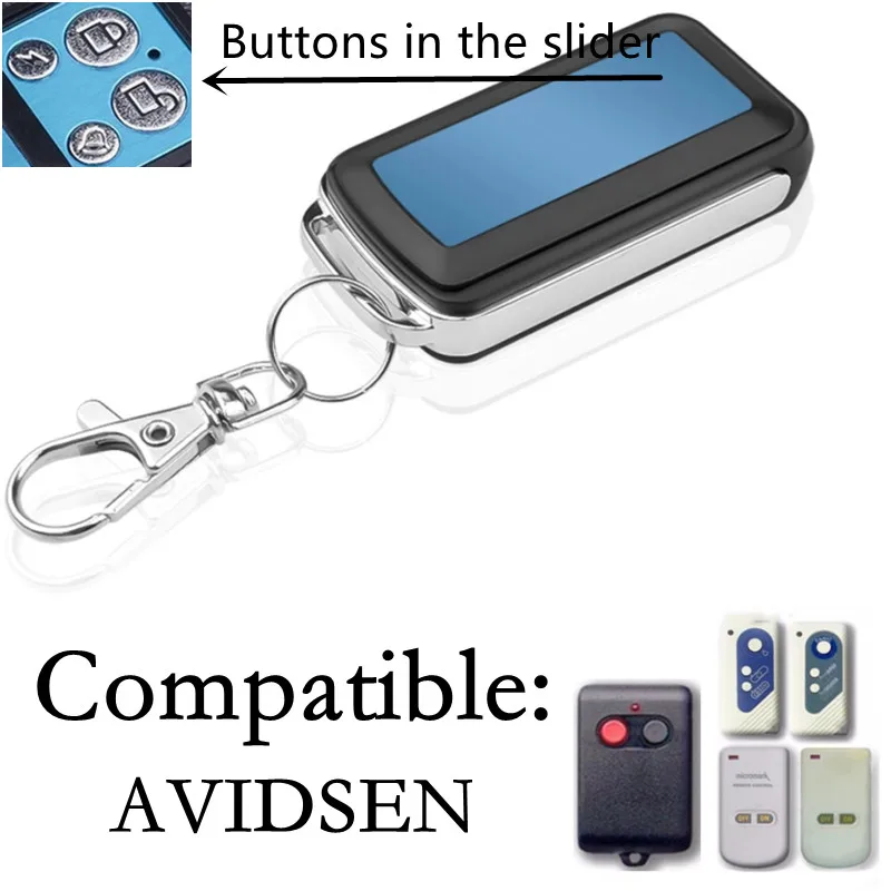 

Mando Garaje AVIDSEN Gate Remote Control Clone for Avidsen 100400 104505 100550 400600 100951 100955 433MHz Garage Door Opener