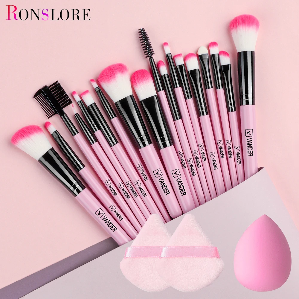 

8/18Pcs Makeup Brushes Set Concealer Brush Blush Loose Powder Brush Foundation Brush Eyeshadow Super Soft Blending Beauty Tools