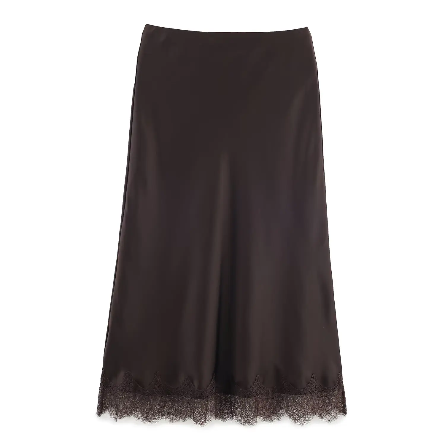 elastic Brown skirt