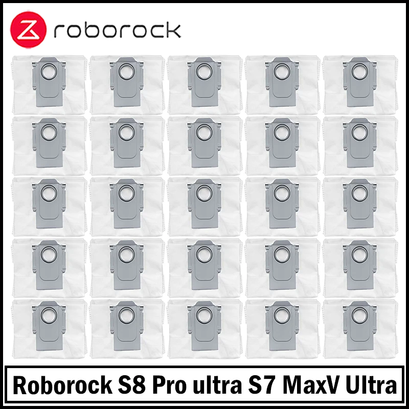 Sacchetto per la polvere originale Roborock * 3 pezzi per Roborock S8 Max/MaxV Ultra, Q Revo, Qrevo s, Qrevo pro, Q revo Curv, Q revo Slim, Qrevo master  6