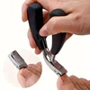 1pcs Modern Stainless Steel Fingernail Clippers with Concave Blade, Heavy-Duty Nail Clipper with Curved Design, Large Opening 2