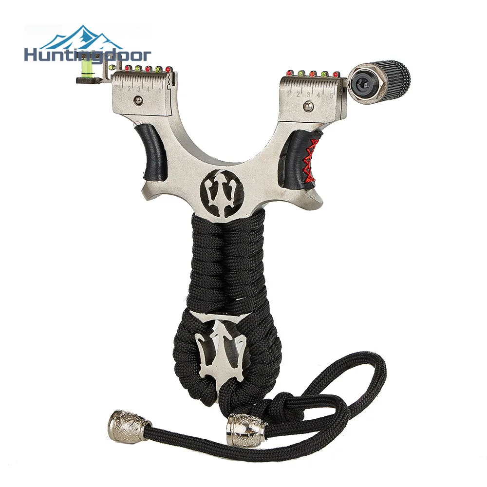 

Powerful Laser Slingshot Stainless Steel Catapult Hunting Accessories Outdoor Shooting Practice Games Rubber Band Sling Shot