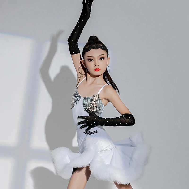 Abiti Scarpe Latino Bambina Costume Da Ballo Latino Per Bambini