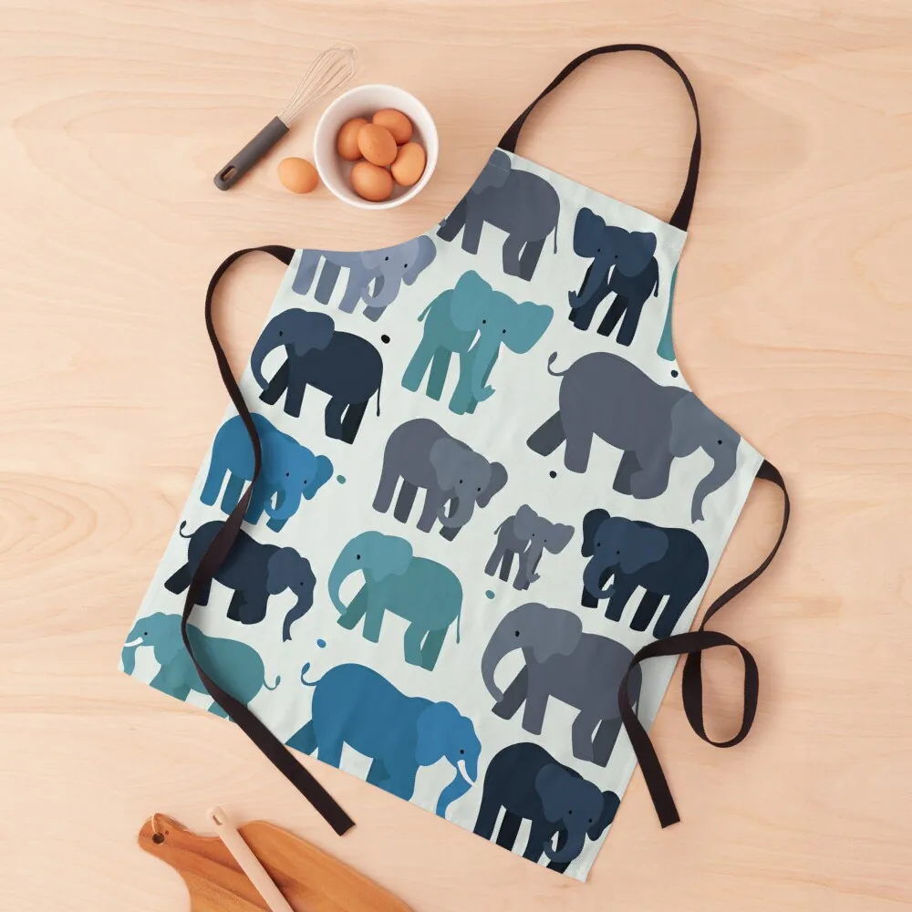 

Parade of Elephants Apron Hairdresser Funny Apron