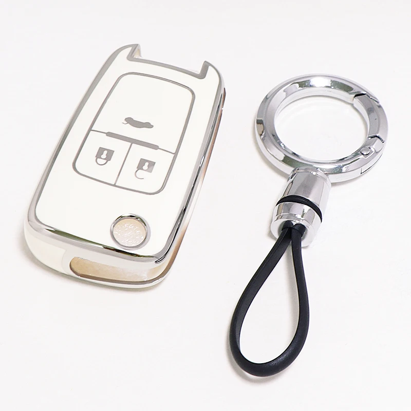 Premium Car Key Case Cover for Chevrolet and GMC Vehicles