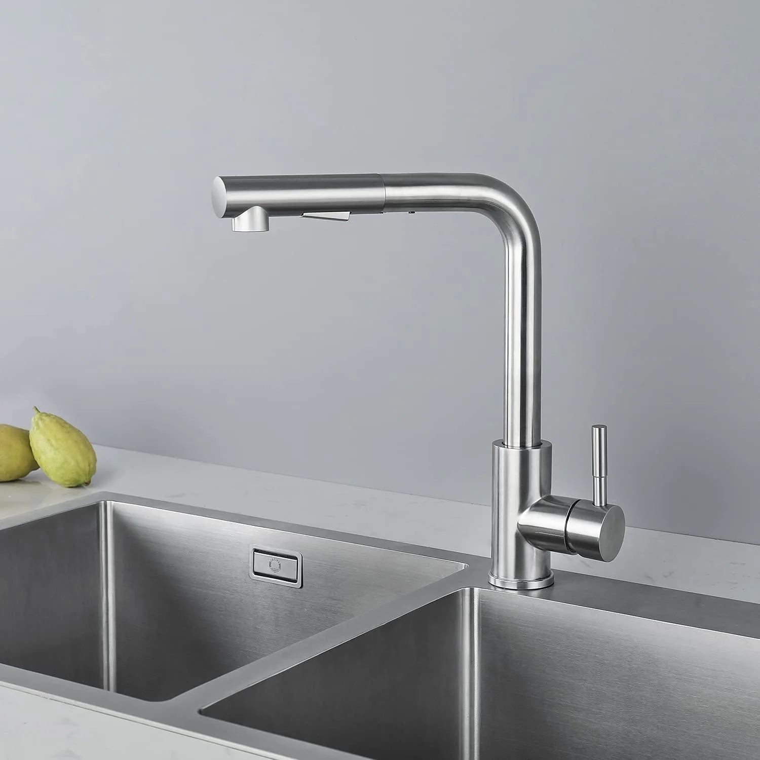 Brushed nickel