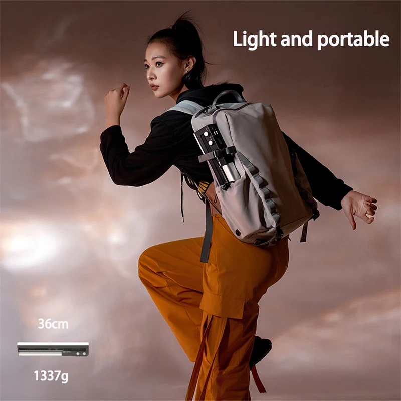 지윤 시네피어 C100 RGB/시네피어 C100 RGB 콤보 100W 핸드헬드 스틱 LED 조명 2700K-6500K 패널 조명으로 변형 가능