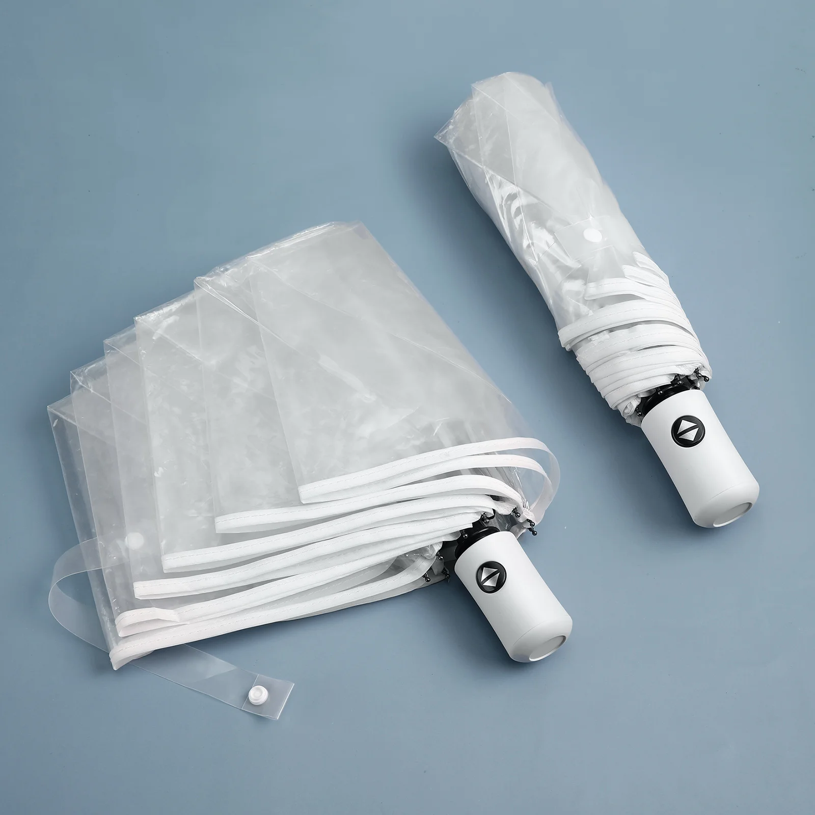 Fully Automatic Three-fold Transparent Umbrella for Adults