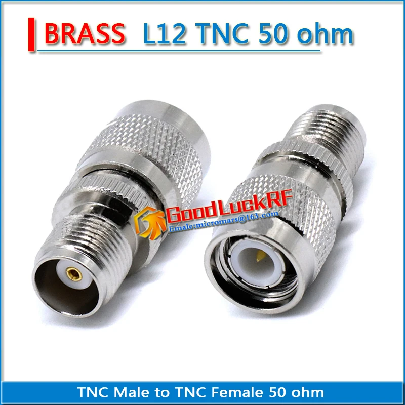 

1X Pcs TNC Male to TNC Female Plug High-quality Brass Straight RF Adapters Coaxial Connector 50 ohm