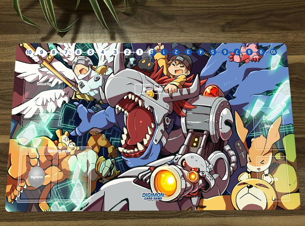 Digimon Duel Tappetino Da Gioco Black Metal Greymon Tappetino Da Gioco Per Carte Collezionabili Tappetino Per Mouse Tappetino Per Mouse Tappetino Da S