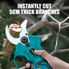 Kamolee Wireless Rechargeable Scissors Brushless Pruning Shears Aerial Pruning Shears are compatible with Makita 18V batteries 4
