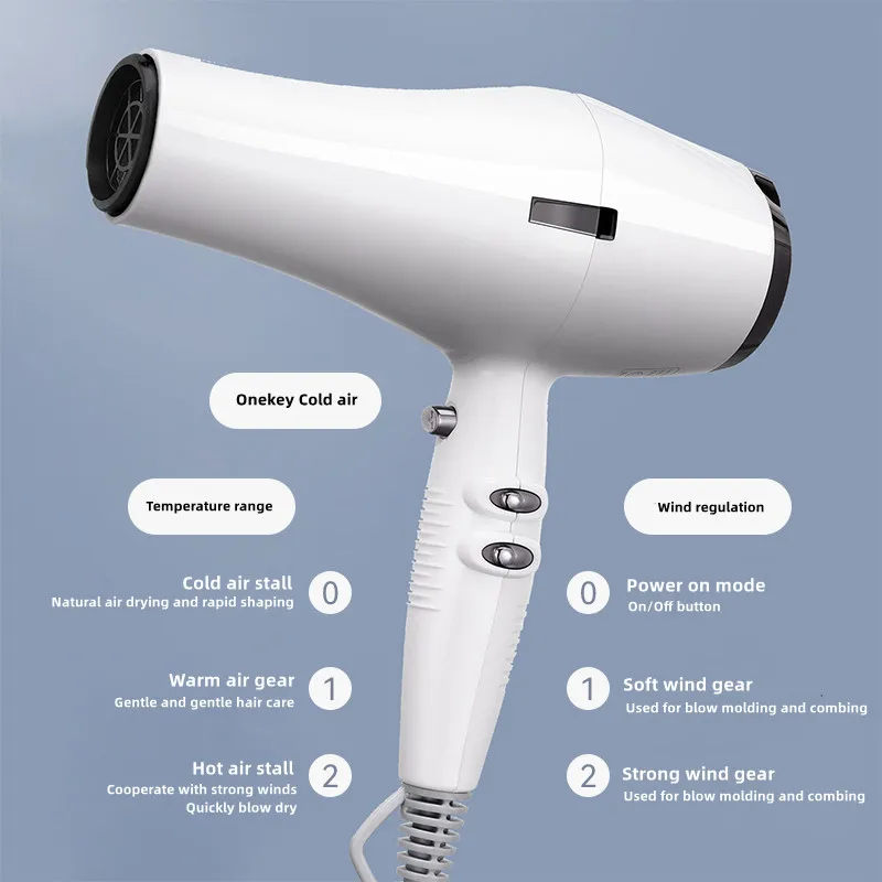 2024 Amazon's Same High-Speed Hair Dryer 2400W High-Power Quick Drying Hair Salon Dedicated Hair Dryer New Product 5