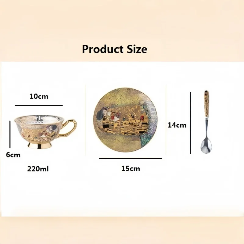 European-style bone china high-value coffee cup gift box set ceramic cups tea sets afternoon tea cups and companion gifts