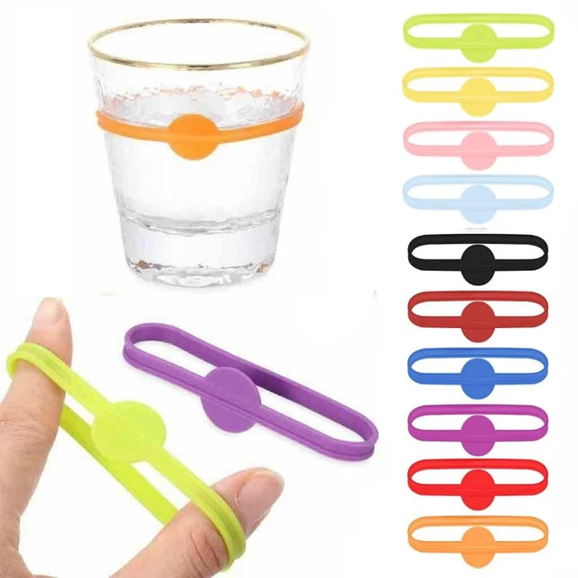 12Pcs Wine Glass Markers Colorful Silicone Glass Markers Cocktail Wine  Glass Rings Bottle Strip Tag Marker Party Supplies - AliExpress