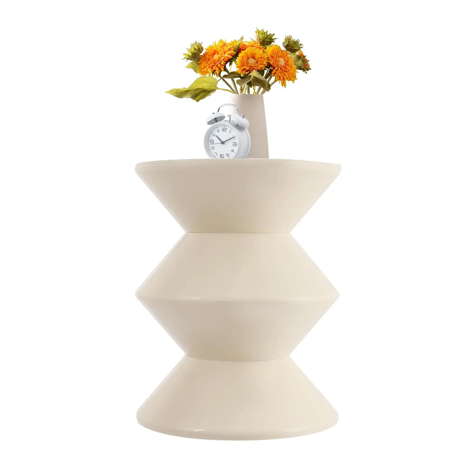 Modern Hourglass Side Table 1