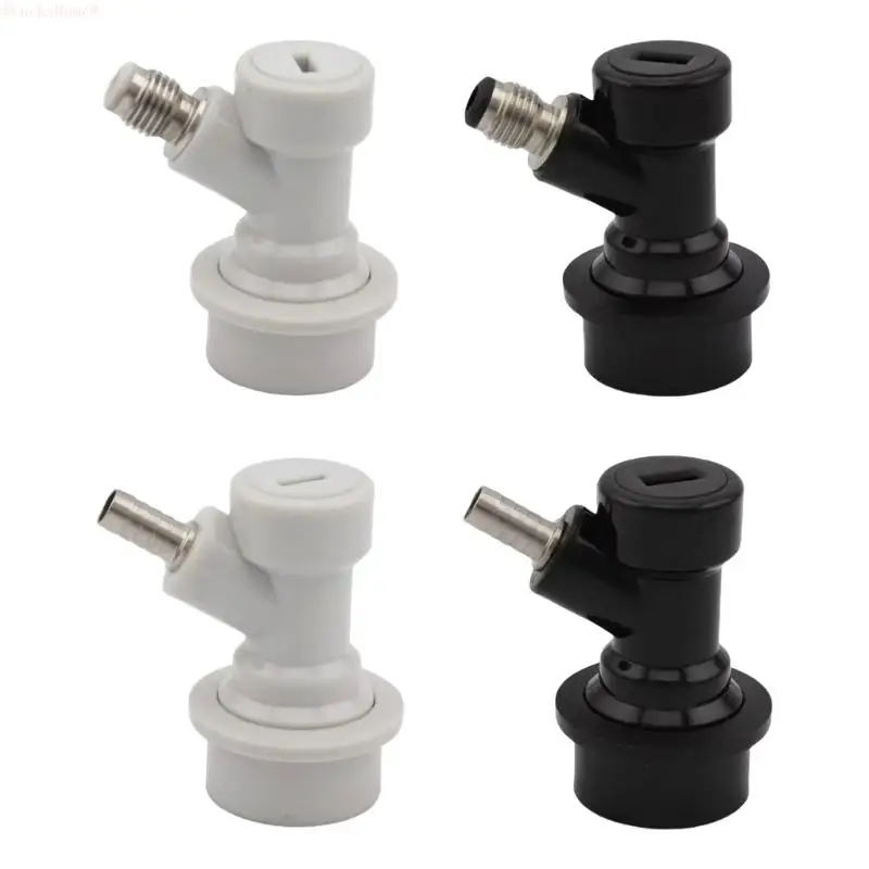1 Pair Corny Kegs Ball Lock Quick Disconnect Set for Brewing Enthusiasts Stainless Steel and ABS Component Kegs Fittings