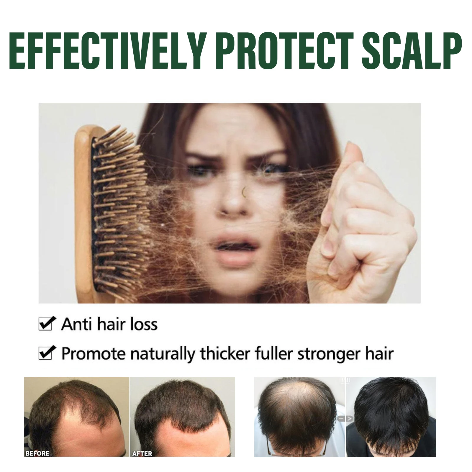 Hair Shampoo For Anti-Dandruff Oil Control Fluffy Refreshing Deep Cleansing Scalp Improve Dryness Frizz Smooth Hair Care Product 4