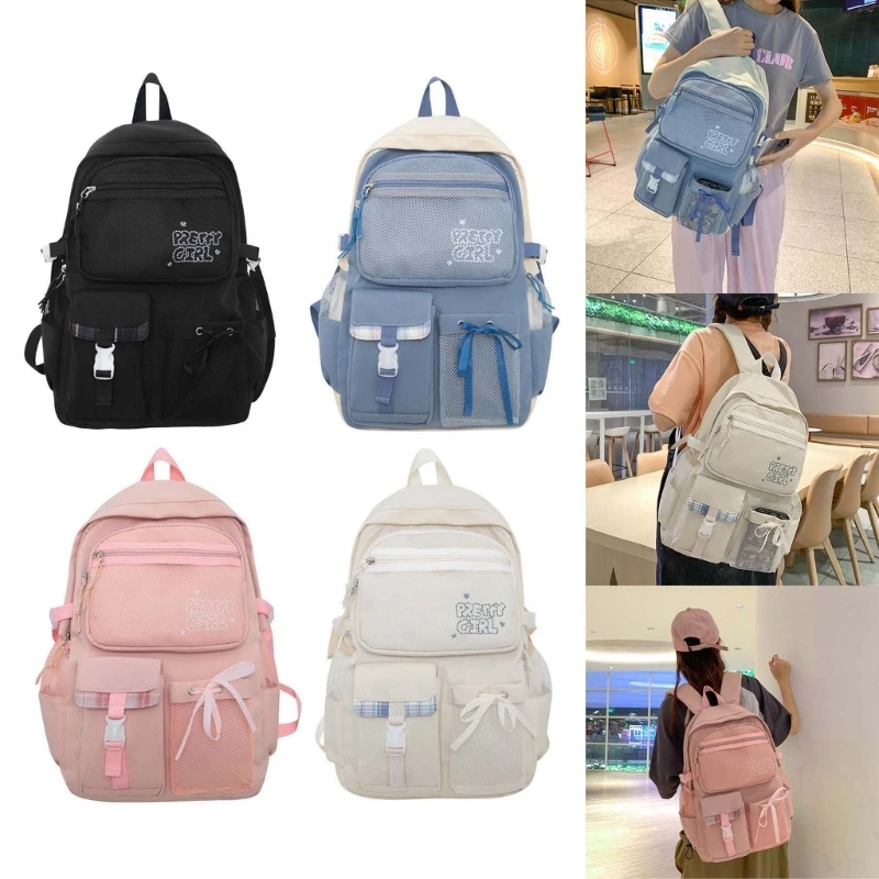 

Large Capacity Nylon Backpack Travel Daypack School Bag Book Bags for Students