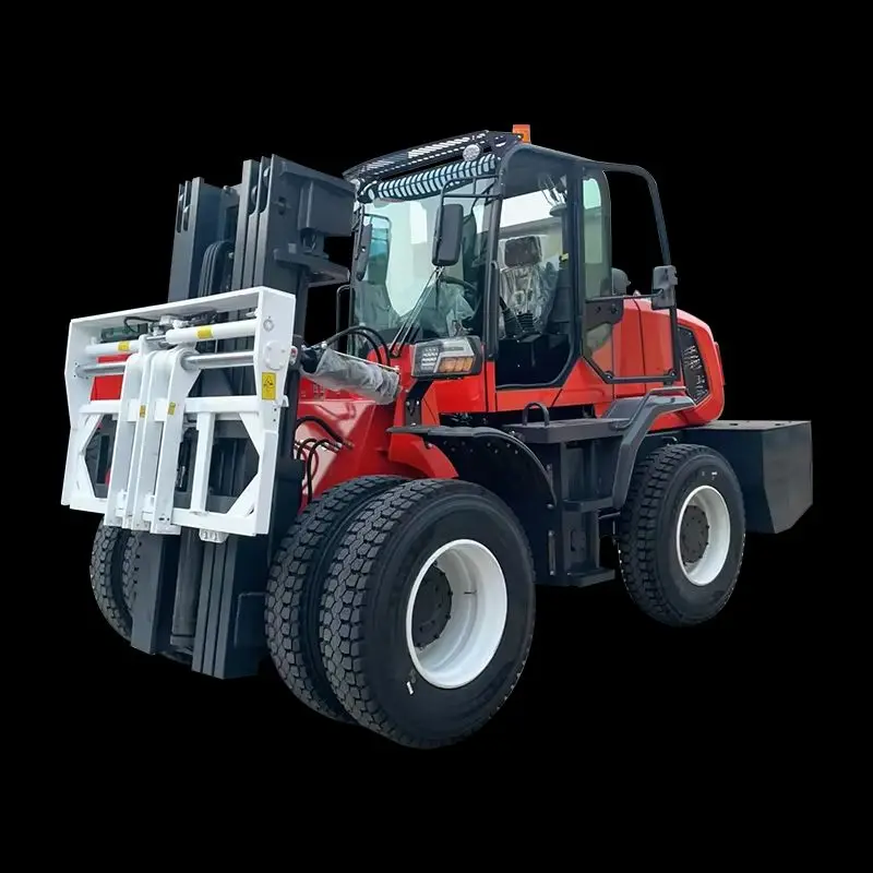 Allradantrieb, grober Gelände-Gabelstapler, landwirtschaftlicher Offroad-Gabelstapler, 4 Tonnen, 4 x 4 Diesel-Gabelstapler