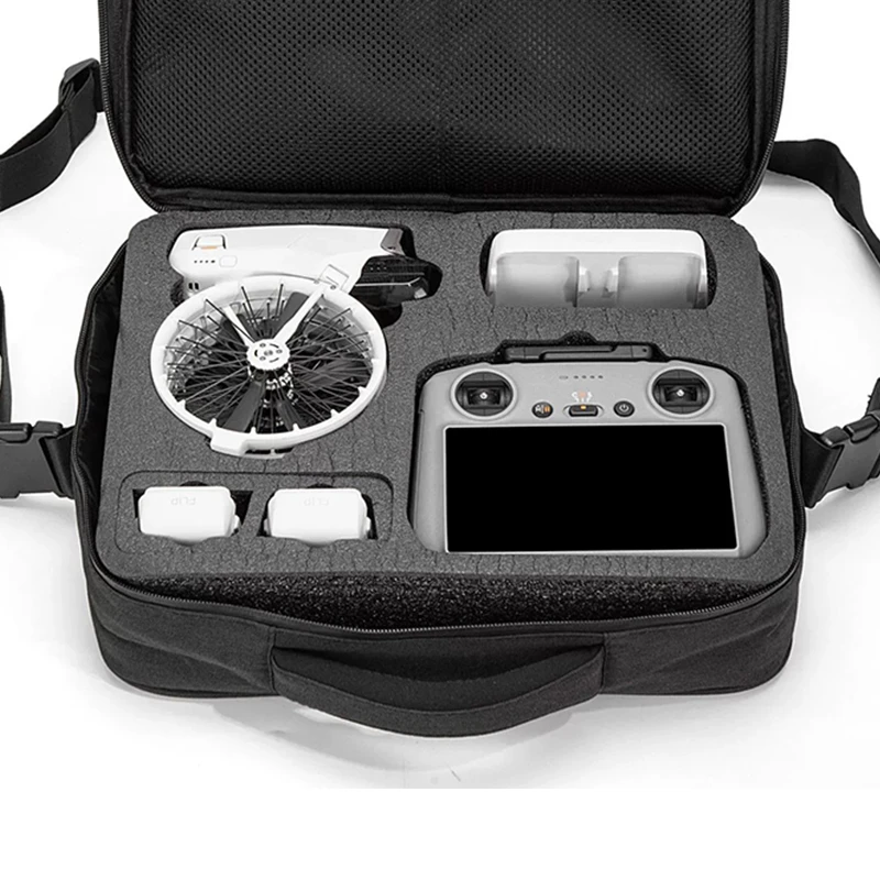 Flip Case Portable Shoulder Bag for DJI Flip Fly More Combo Support RC 2/N3 Remote Controller Case for DJI Accessories drone accessories drone storage bag drone storage case camera shoulder bag