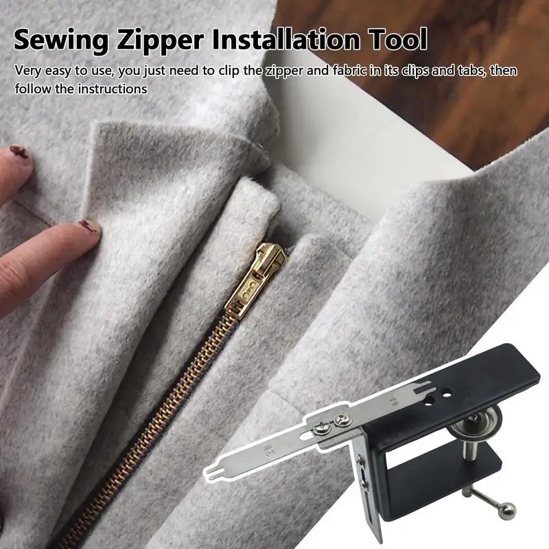 Zipper Jig Tool Double-end Zipper Head Jig Sliders Zipper Pulling Jig Tool