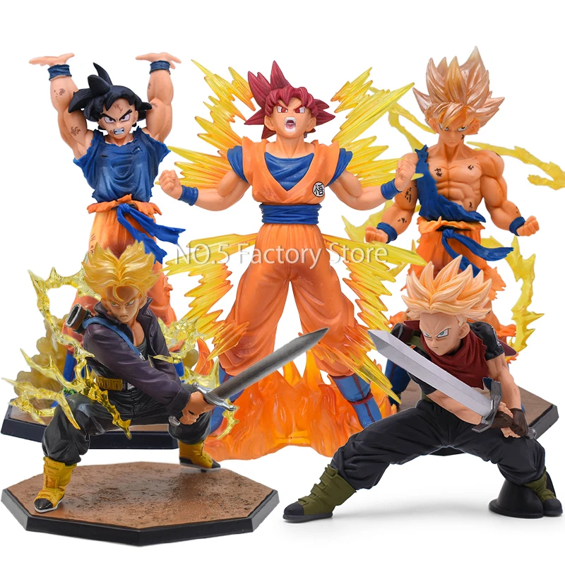 Anime Dragon Ball Z Figura GK Saiyan Son Goku Irmão Burdock Raditz Turles  DBZ Ação PVC Estatueta Coleção Modelo Boneca - AliExpress