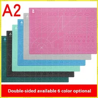 A2 60 * 45cm Cutting Board Grid Line Self-Healing Cutting Board Craft Card Multicolor Double-Sided Desktop Manual Cutting Pad 2