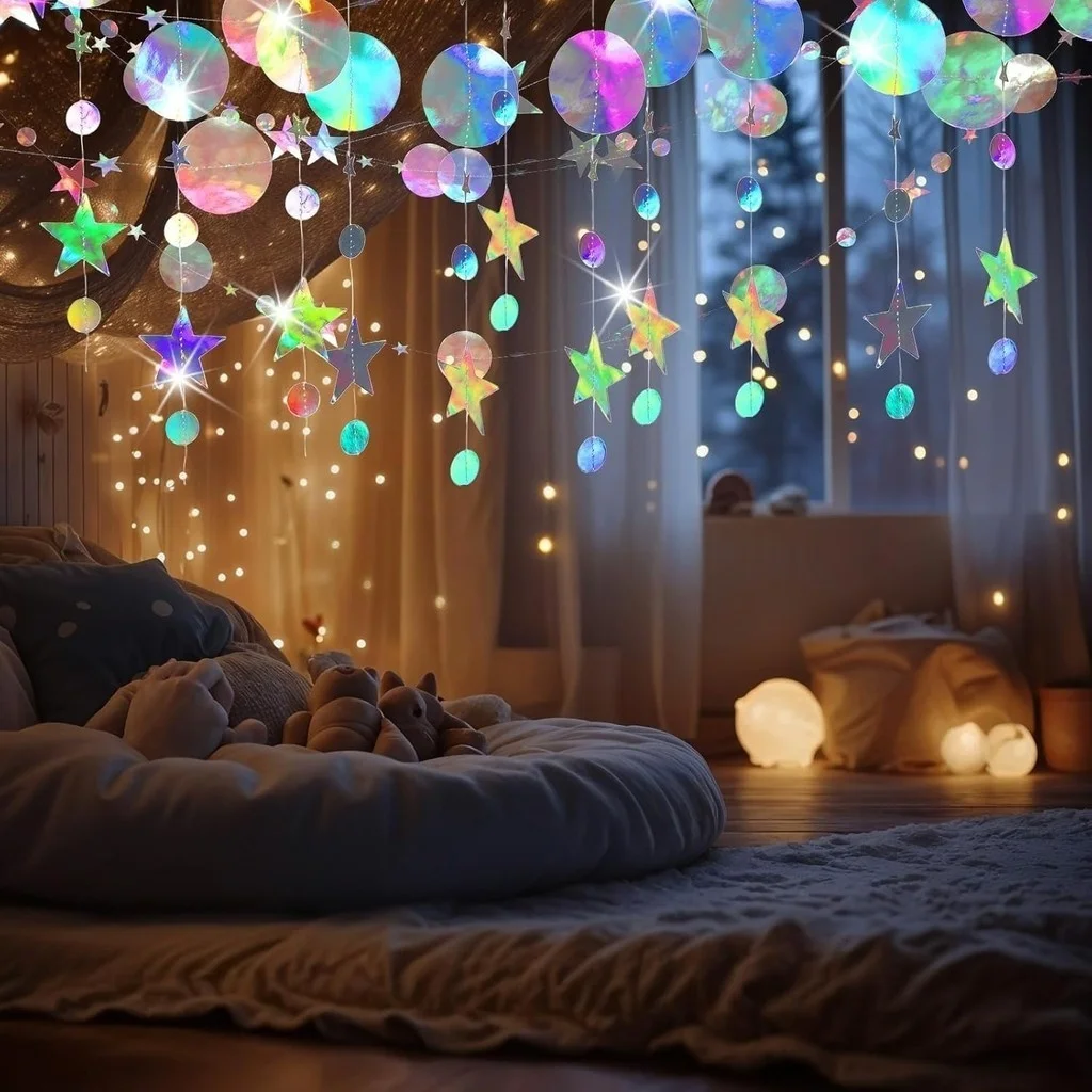 Iridescent Star Party Banner 3