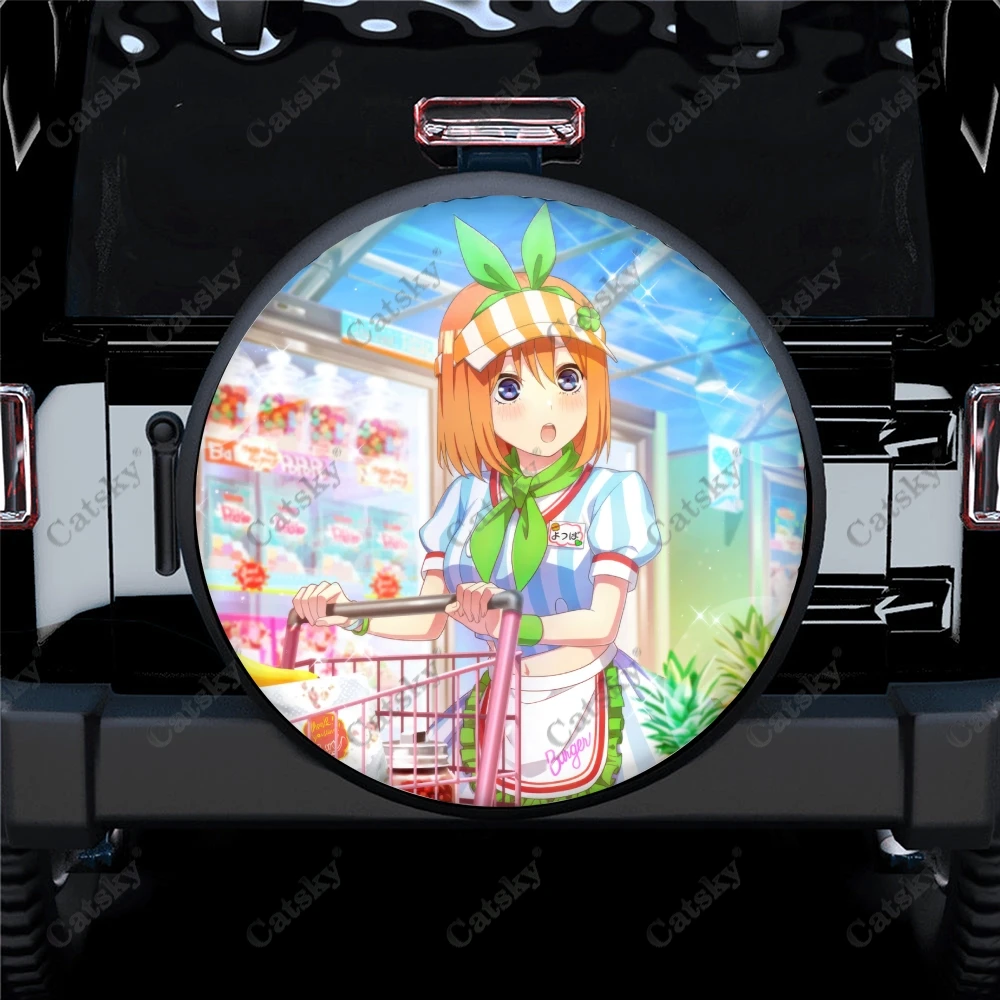 

Автомобильный аксессуар Nakano Yotsuba, водонепроницаемый чехол для запасных шин, для грузовиков, внедорожников, прицепов, Rv 14-17in