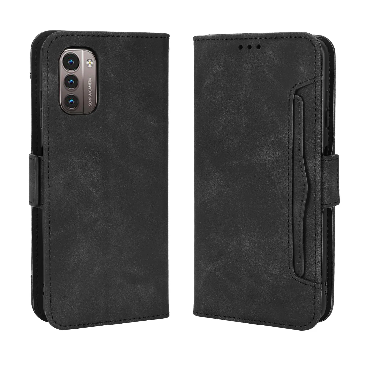 Leather Flip Wallet Case with Multi-Card Slots – Elegant Protection