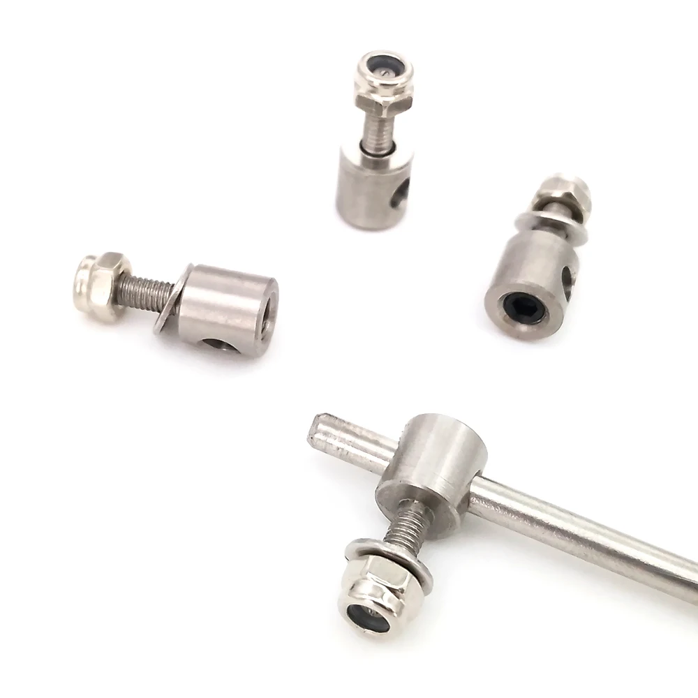 3.0-2.5mm Tie Rod End Linkage End Servo Push Rod Adjust Rod Stopper for RC Boat Airplanes Fix Wing Hydroplane 6