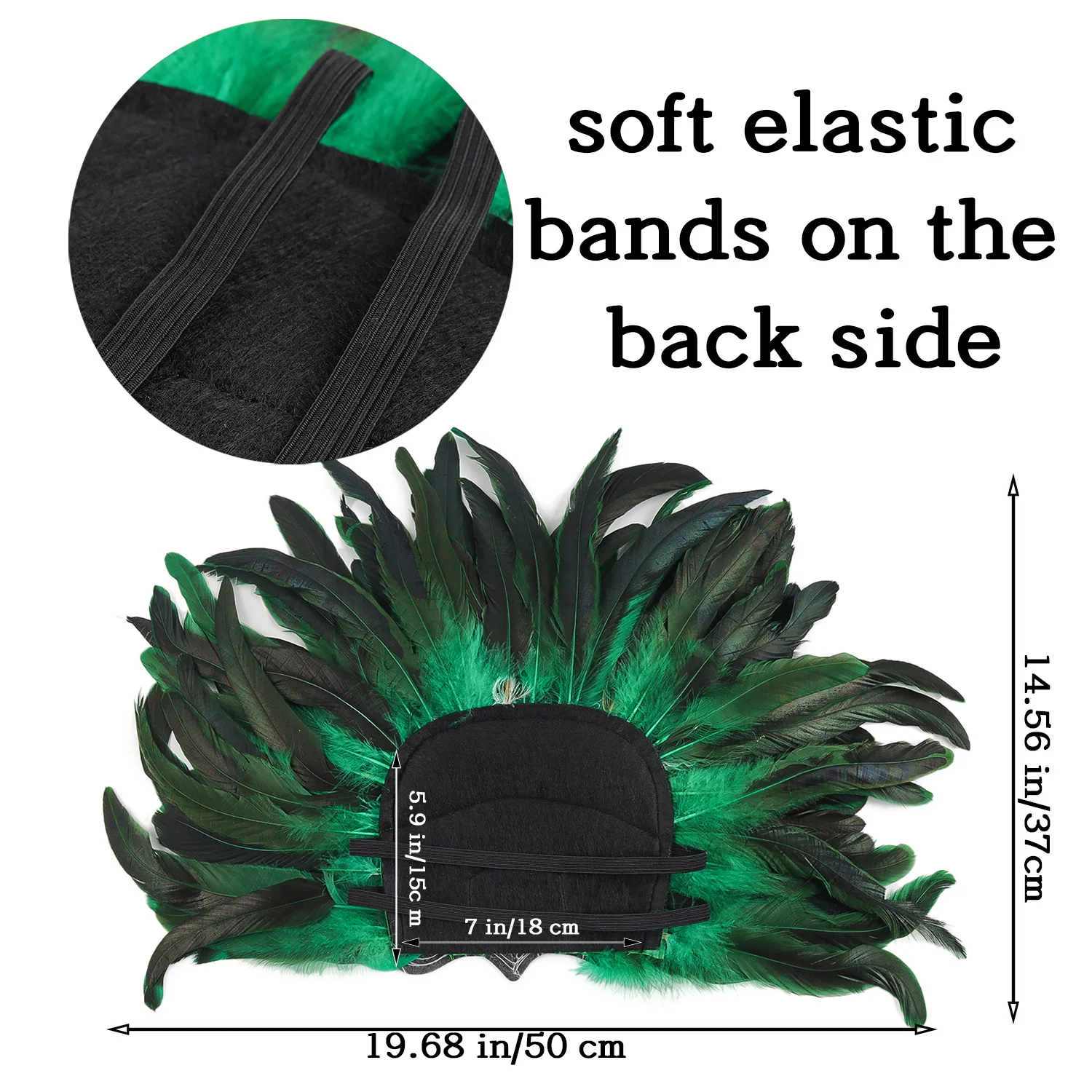 Mardi Gras glitter sequin feather crown headband