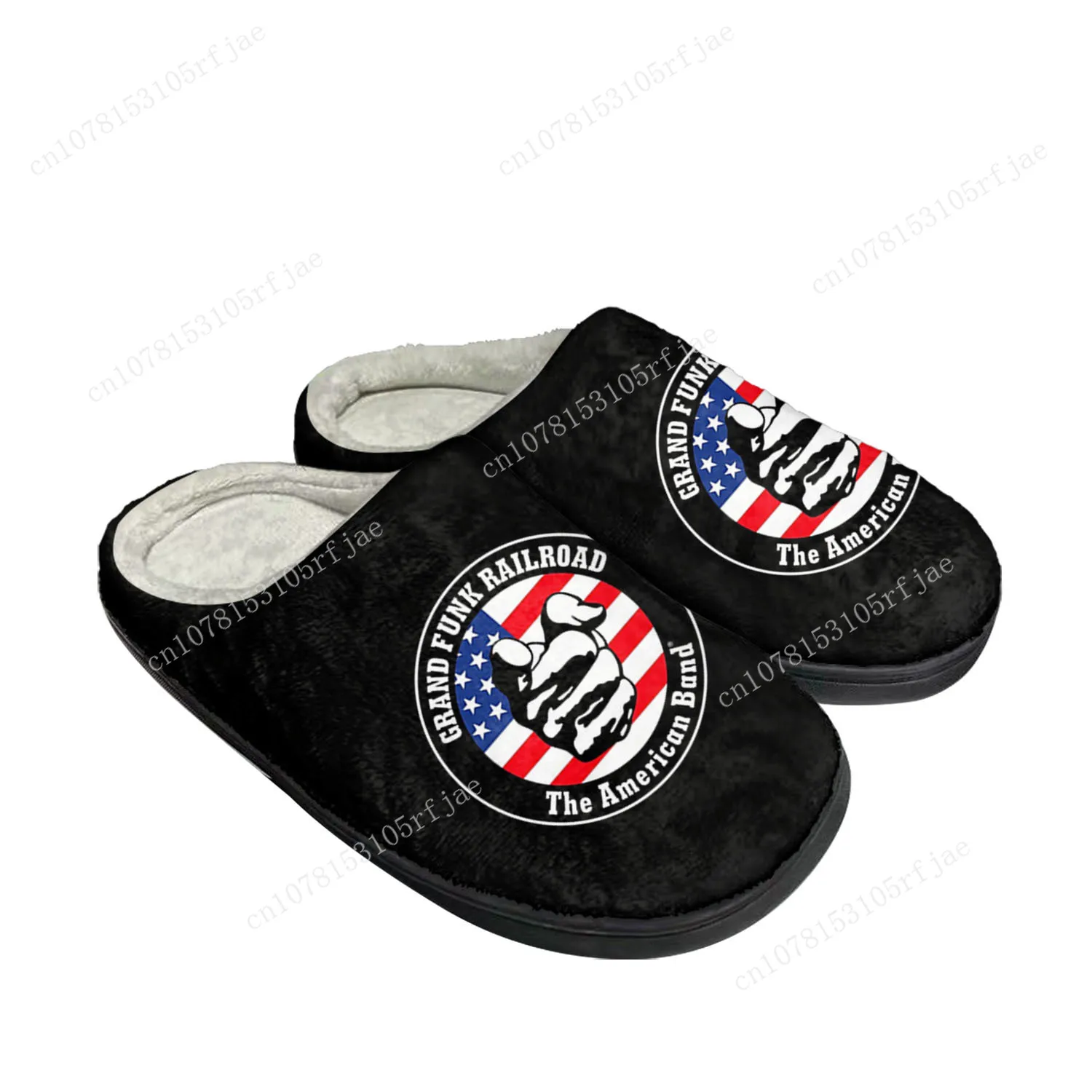 Grand Funk Railroad Home Cotton Slippers Mens Womens Teenager Fashion Plush Bedroom Casual Keep Warm Shoes Tailor Made Slipper