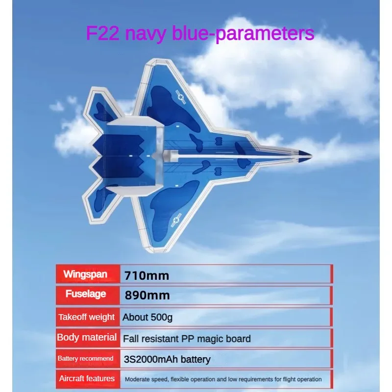 RC Airplane Combo Set - F22 with PP Board and SU27 Fixed-wing Fighter Jet toys 2