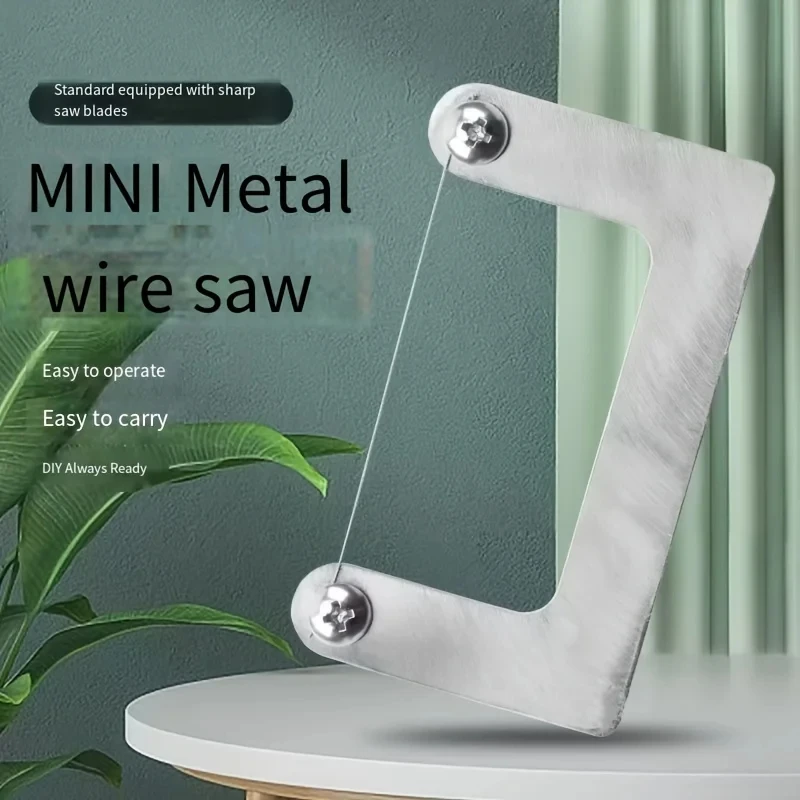 Sega a filo mini multifunzione fai-da-te, resistente all'usura e antiruggine, per modellismo in plastica e lavorazione del legno di precisione - immagine 4