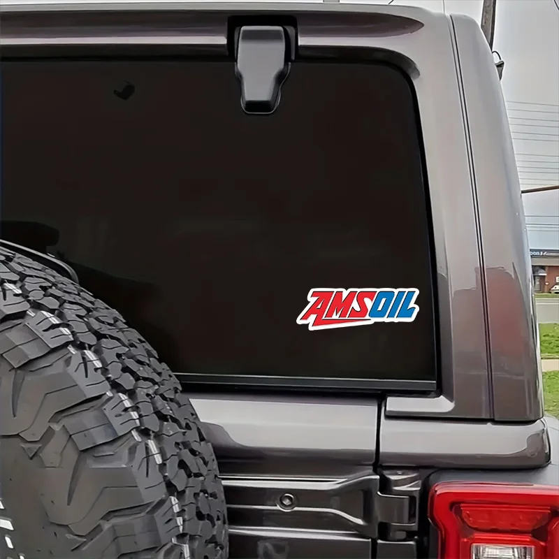1PC 멋진 AMSOIL 자동차 스티커, 자동차를 개인화하기 위한 독특한 엠블럼, 오일에 민감한 운전자에게 적합