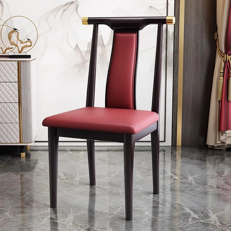 (VIP17) Chaises de salle à manger minimalistes de style chinois pour salon et usage domestique