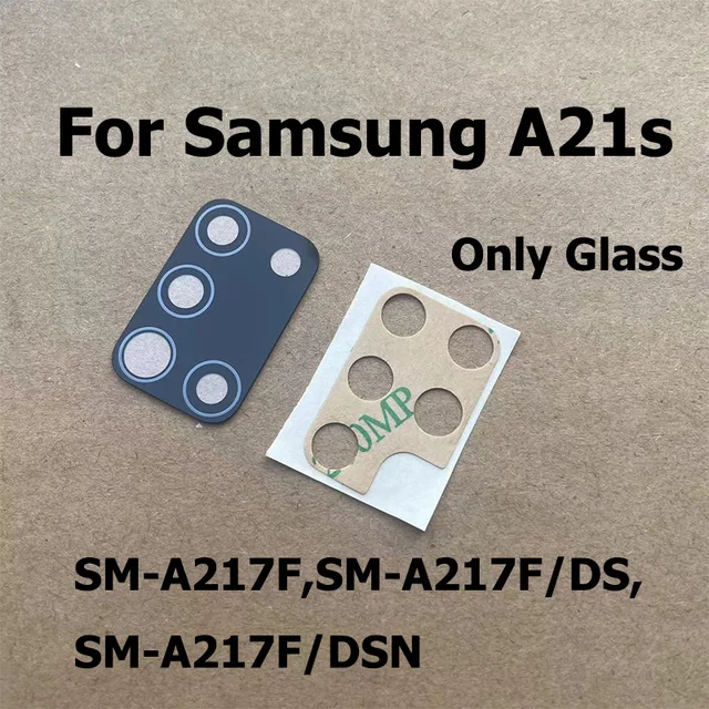 For Samsung Galaxy A21s Back Rear Camera Glass Lens Cover With