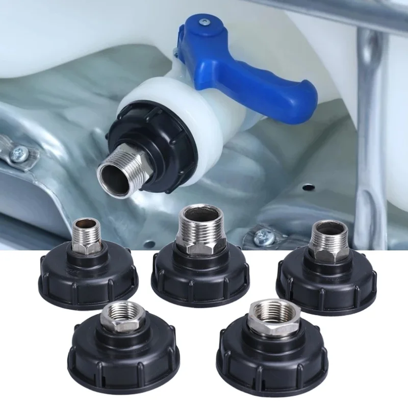 

1000L IBC Tote Tank Drain Adapter Stainless Steel Spout Fittings Replacement Tank Fittings Home Garden Irrigation Switch tool