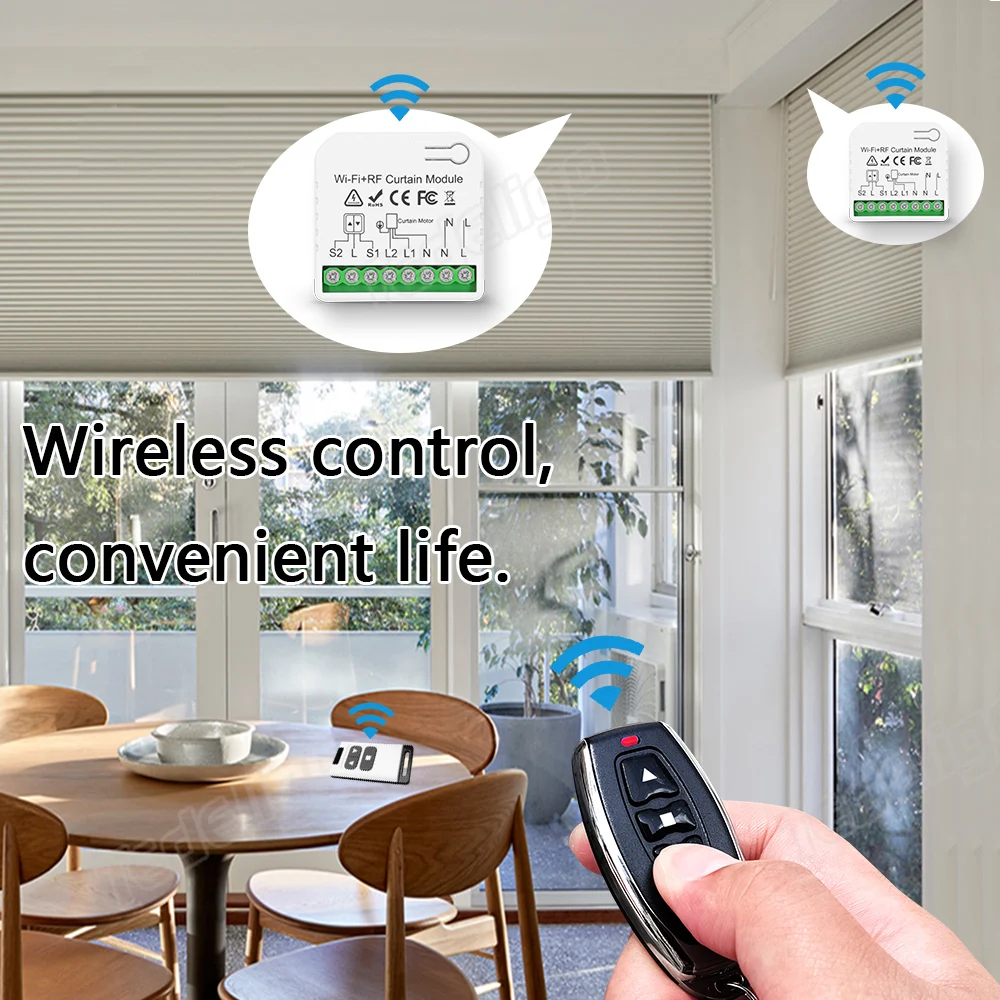 wifi inteligente cortina interruptor eletrica rolling shutter 03