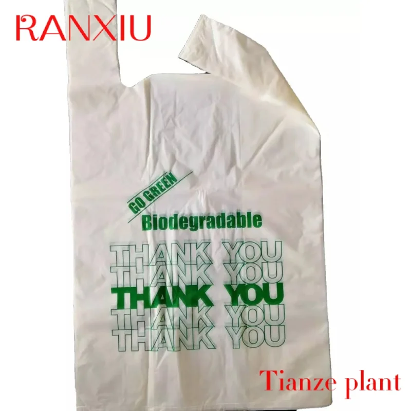 Custom 10-50 MIC Thank You T-Shirt Bags (1000 Count) Plastic bag for  Shopping and Restaurant