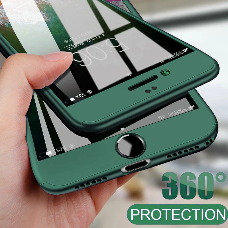 X3C Роскошный 360 полноразмерный чехол для iPhone 13 12 11 Pro Max XS X XR 6 6S 7 8 Plus 5 5S SE 2 SE3