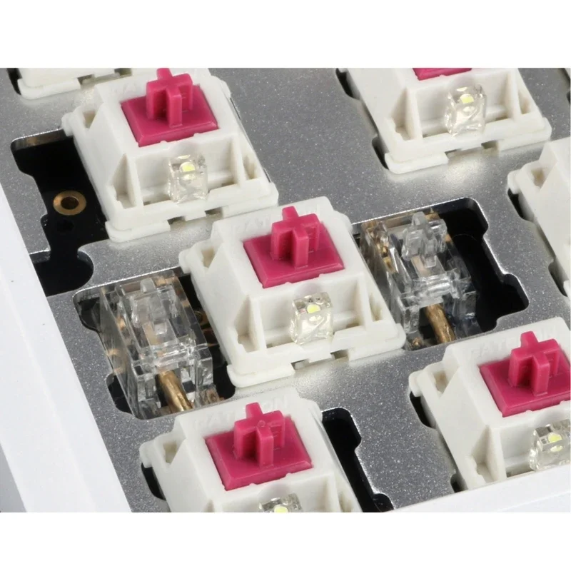 기계식 키보드 체리 MX 스위치 PCB 장착 스냅인 안정기 케이스 2U 6.25U 수정자 키 안정기 플레이트