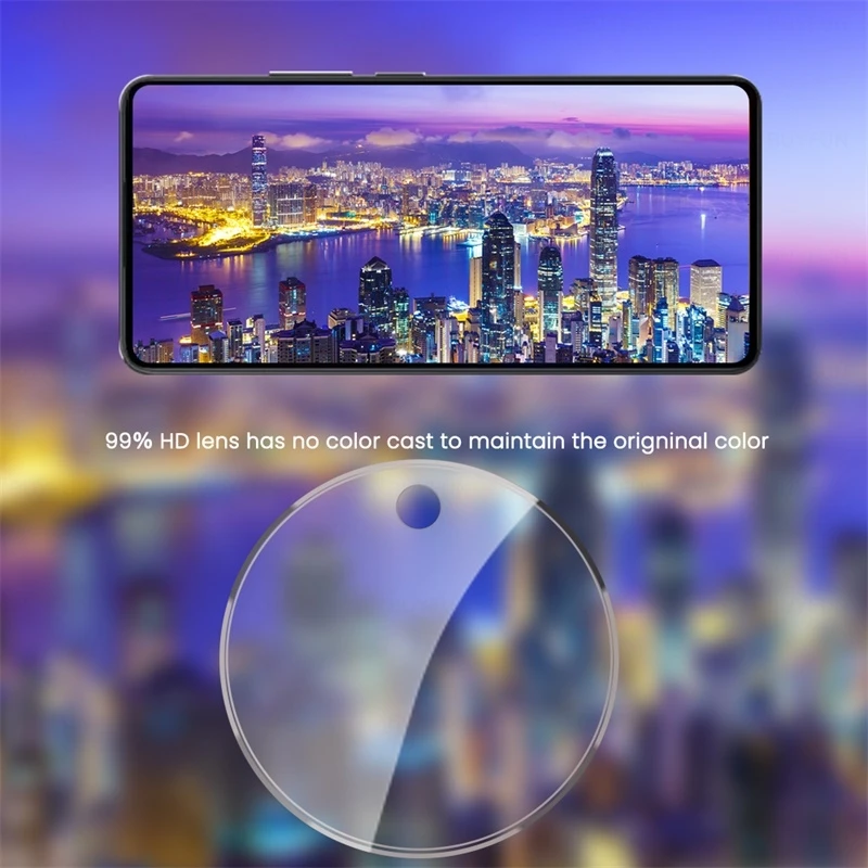 Premium 3D Curved Tempered Glass Camera Protector Film