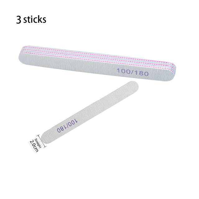 File 100 To 180 Manufacturers Buffs Lime-sand Nail Files 100x180 For Manicure Tools Professional Filer Touch Nail Remove